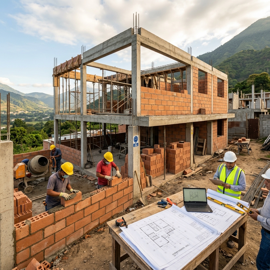 Tabla de precios de construcción en Guatemala 2026