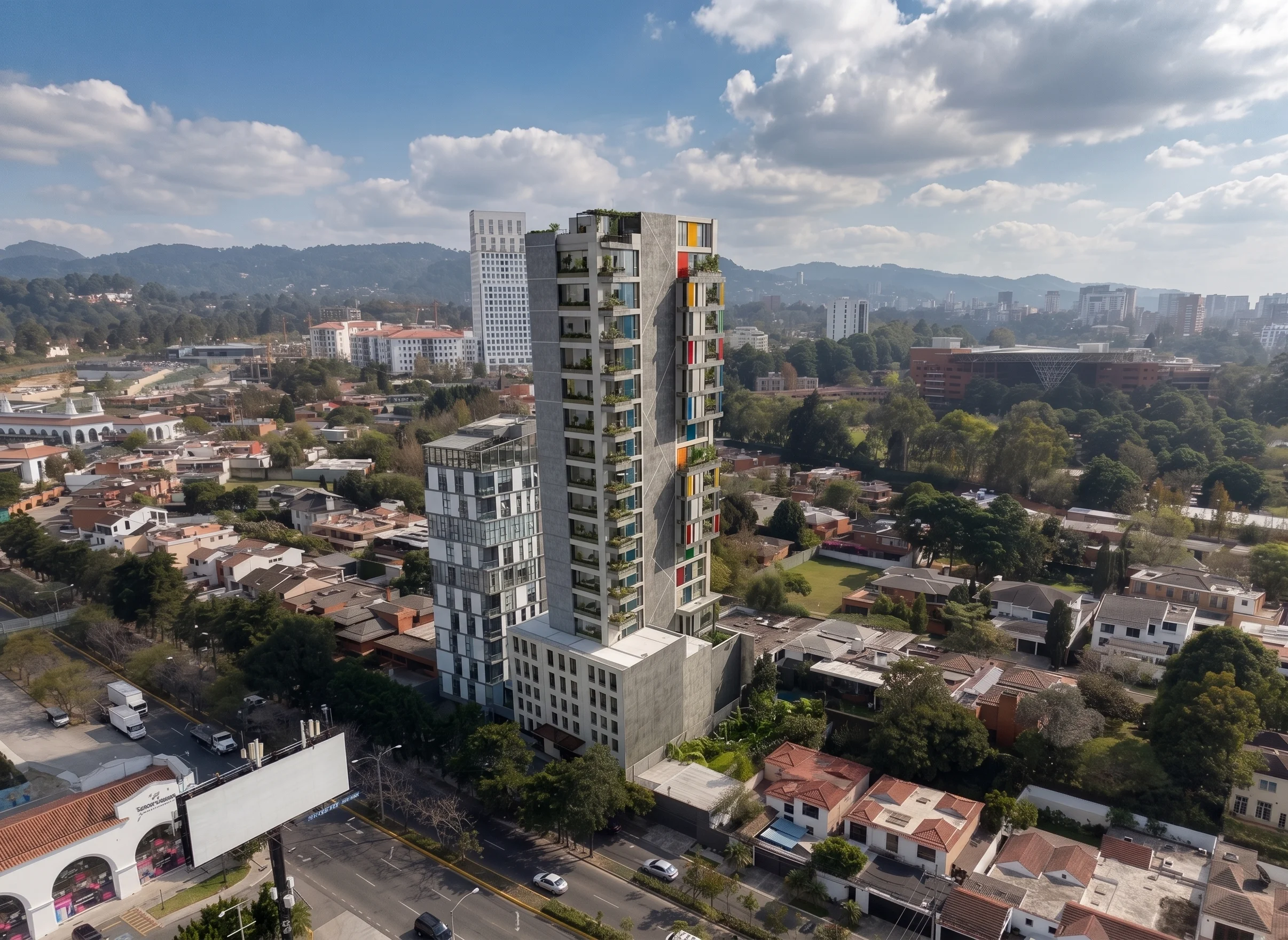 Áreas y vistas de Nim en Zona 15